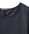 T-shirt donna in lino blu SMOKING
