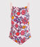 Costume da bagno intero ecoresponsabile bambina rosa PATIENCE/bianco MULTICO