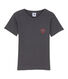 T-shirt bambino scollo a V con motivo