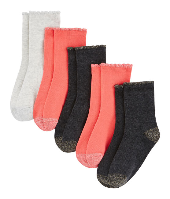 Set di 5 paia di calzini bambina variante 1