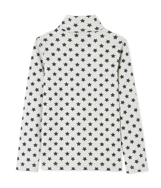 Dolcevita per bambino con stampa a stelle grigio BELUGA/grigio MAKI