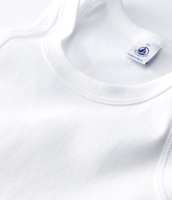 Canottiera iconica in cotone Donna bianco ECUME