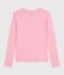 T-shirt a maniche lunghe in cotone tinta unita donna CHARMI