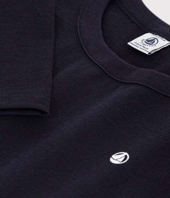 T-shirt maniche lunghe bambino blu SMOKING