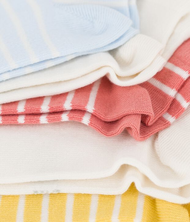 Confezione da 5 paia di calzini bambina multicolore