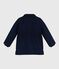 Parka bambina lunghezza midi blu SMOKING