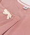 Pigiama short e t-shirt in cotone rigato donna FAMEUX/ MARSHMALLOW