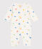 Pigiama senza piedini in cotone stampato neonato bianco MARSHMALLOW/bianco MULTICO