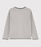 Cardigan in cotone jersey bambino grigio POUSSIERE CHINE