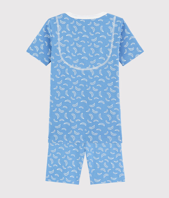 Pigiama corto snugfit fantasia banane bambino-bambina in cotone variante 1