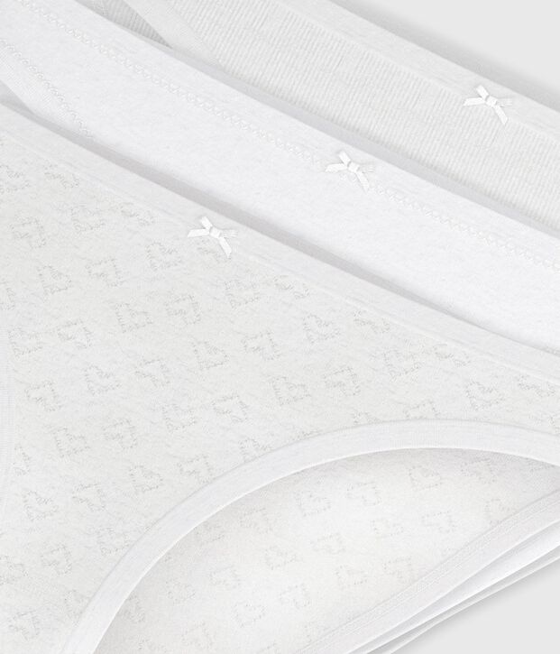 Confezione da 3 slip in cotone donna multicolore