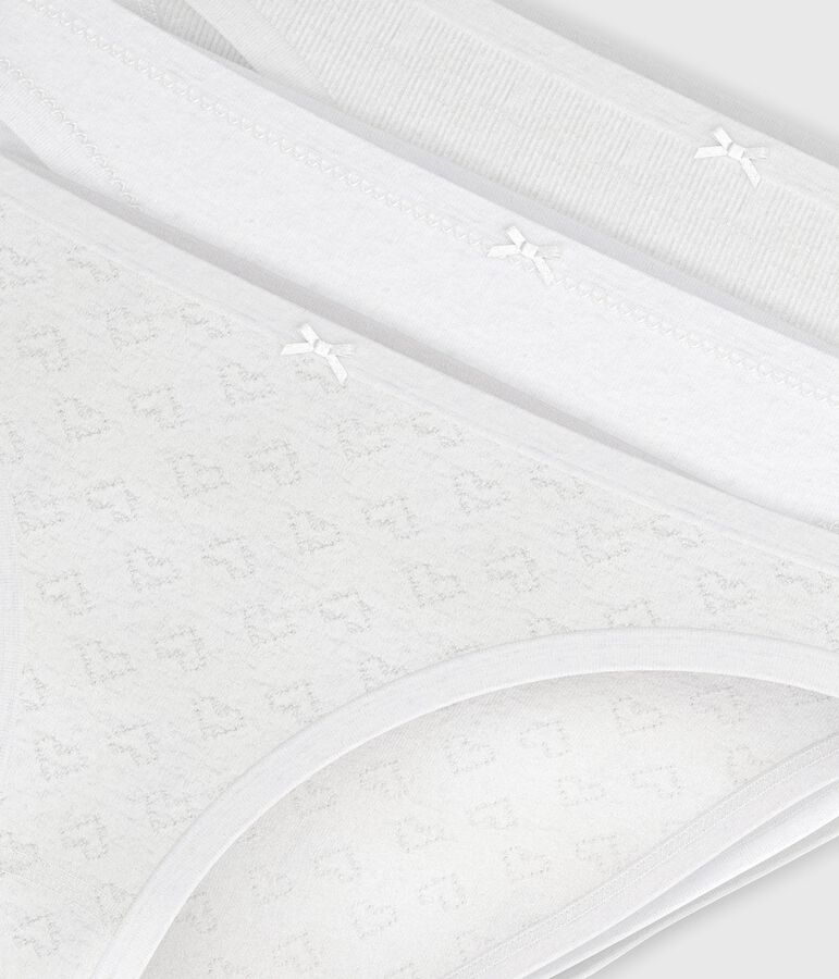 Confezione da 3 slip in cotone donna multicolore