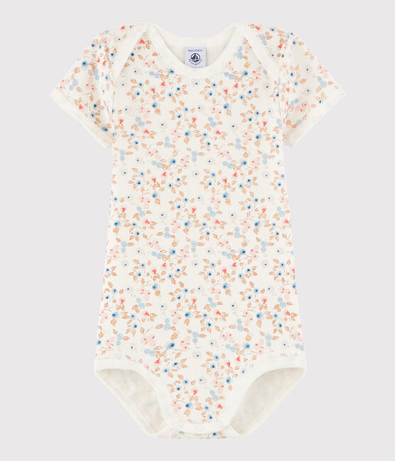 Body manches courtes bébé fille bianco MARSHMALLOW/bianco MULTICO