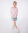 Giacca a vento a fiori bambina rosa CHARME/bianco MARSHMALLOW