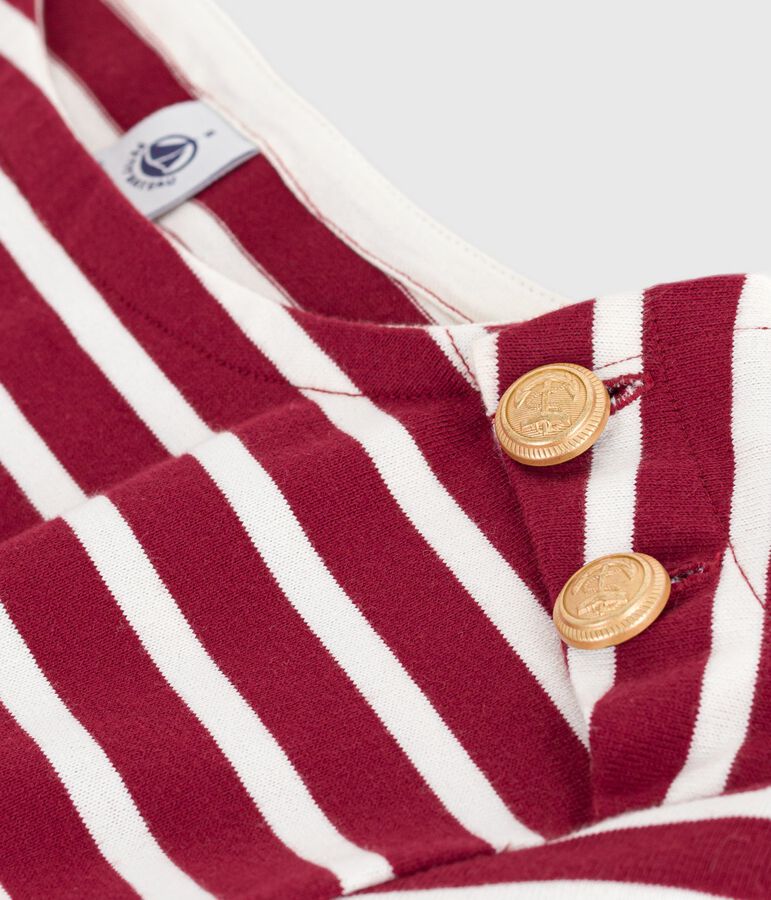 Marini&egrave;re donna in cotone rosso/ecru