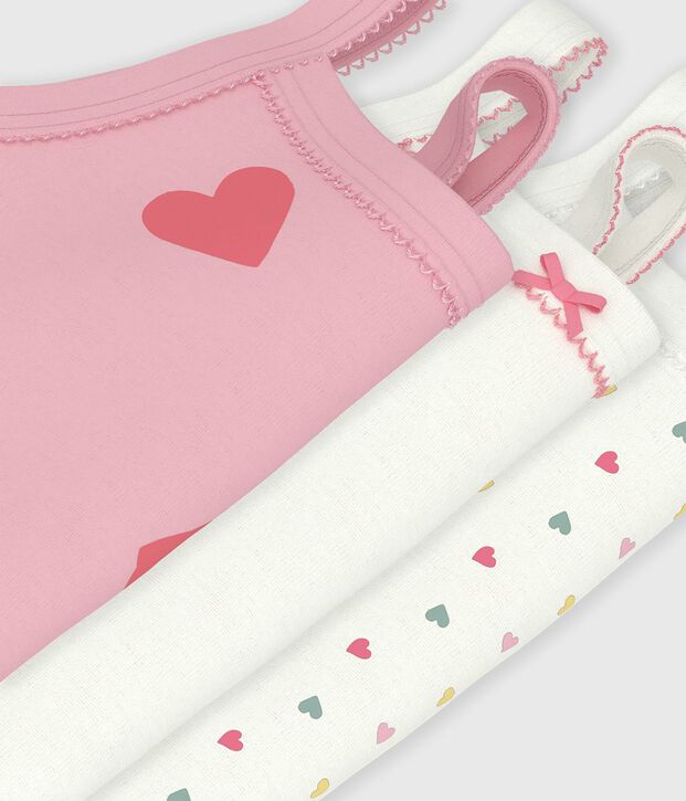 Set di body con spalline in cotone neonata multicolore