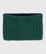 Snood in maglia foderata in pile bambino