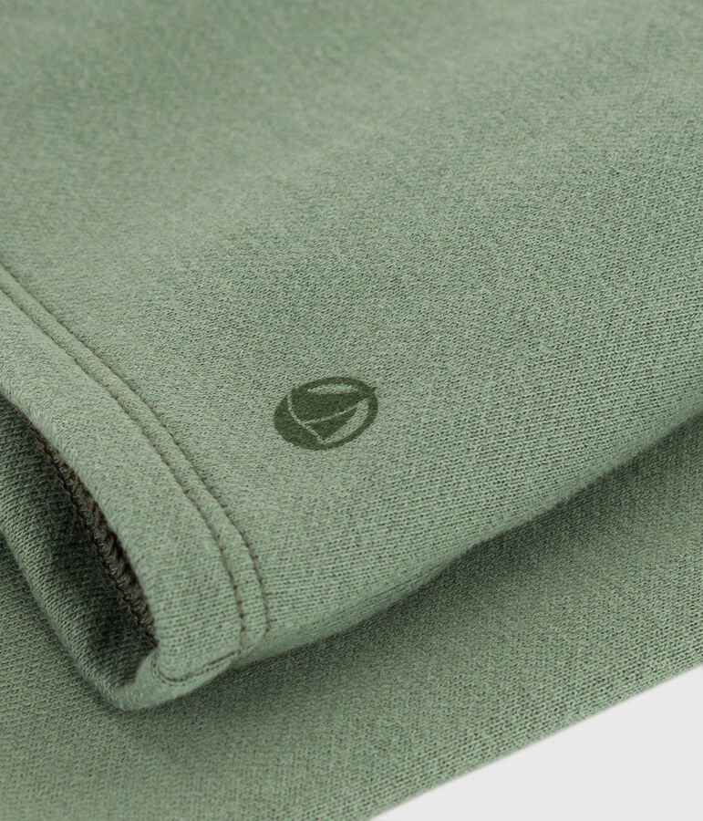 Cardigan in cotone bambina verde CROCO