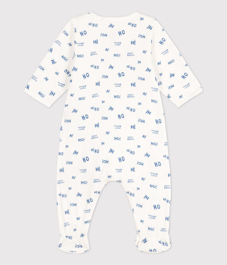 Bodyjama Heho in tubique per neonato bianco/blu