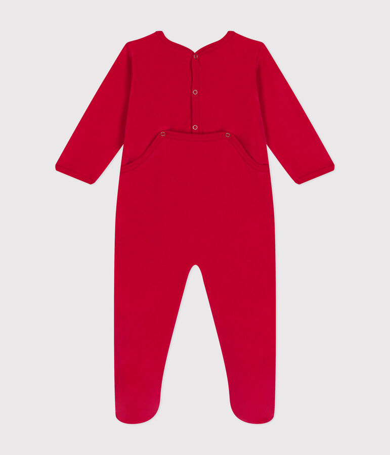 Dors bien en velours b&eacute;b&eacute; rosso