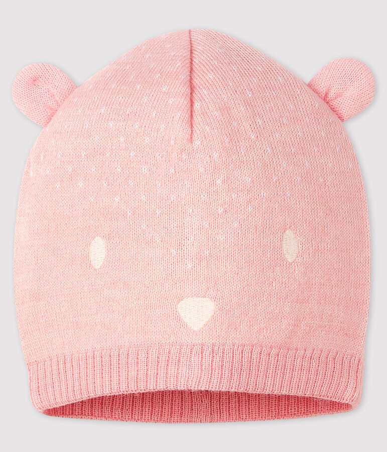Cappello beb&egrave; femmina/maschio rosa