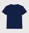 T-shirt  maniche corte in cotone bambino blu MEDIEVAL