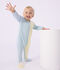 Pigiama in cotone con stampa a righe neonato blu/bianco