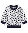 Felpa bebè unisex Jean Jullien bianco MARSHMALLOW/ DOTTIES