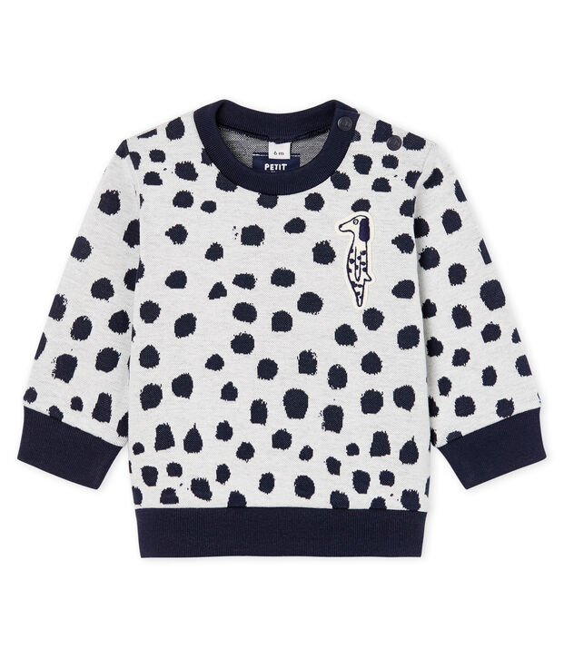 Felpa beb&egrave; unisex Jean Jullien bianco/DOTTIES