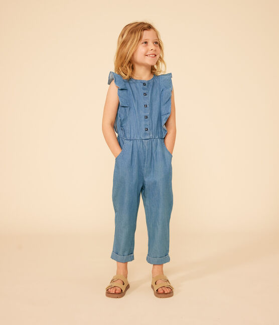 Tutina bambina denim blu DENIM CLAIR