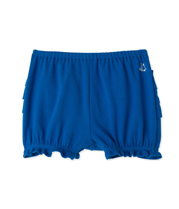 Culotte bloomer per beb&egrave; femmina blu