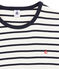 Pigiama ragazzo a costine bianco MARSHMALLOW/blu SMOKING