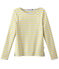 Mariniere iconica grigio POUSSIERE/giallo BLE