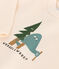 T-shirt a maniche lunghe in jersey sottile neonato ecru AVALANCHE