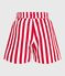 Shorts da mare a righe bambino rosso MARSHMALLOW/ SPI