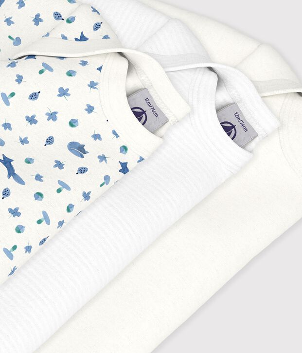 Set di body a maniche lunghe in cotone con volpe stampata neonato multicolore