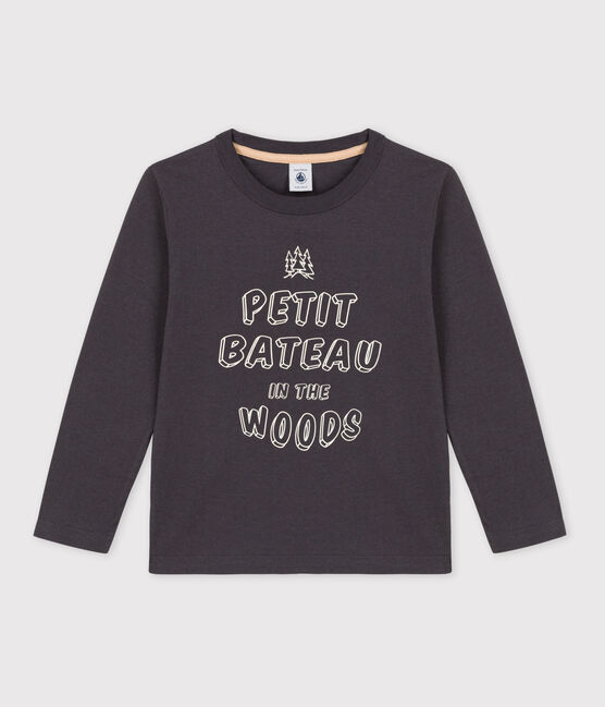 T-shirt bambino a maniche lunghe in cotone grigio DUMBO