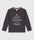 T-shirt bambino a maniche lunghe in cotone