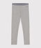 Jeggings bambina in cotone stretch grigio CHATON CHINE