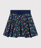 Gonna in cotone bambina blu MEDIEVAL/bianco MULTICO
