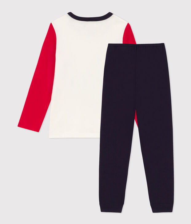 Pigiama Tour Eiffel in cotone bambino unisex blu/multicolore