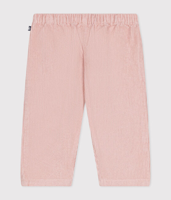Pantaloni in velluto neonato rosa SALINE