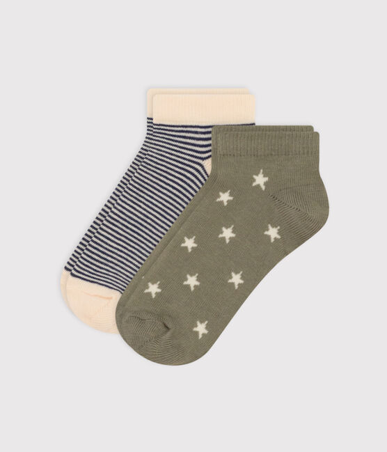 Set di 2 paia di calzini bambino in jersey di cotone con motivo stelle variante 2
