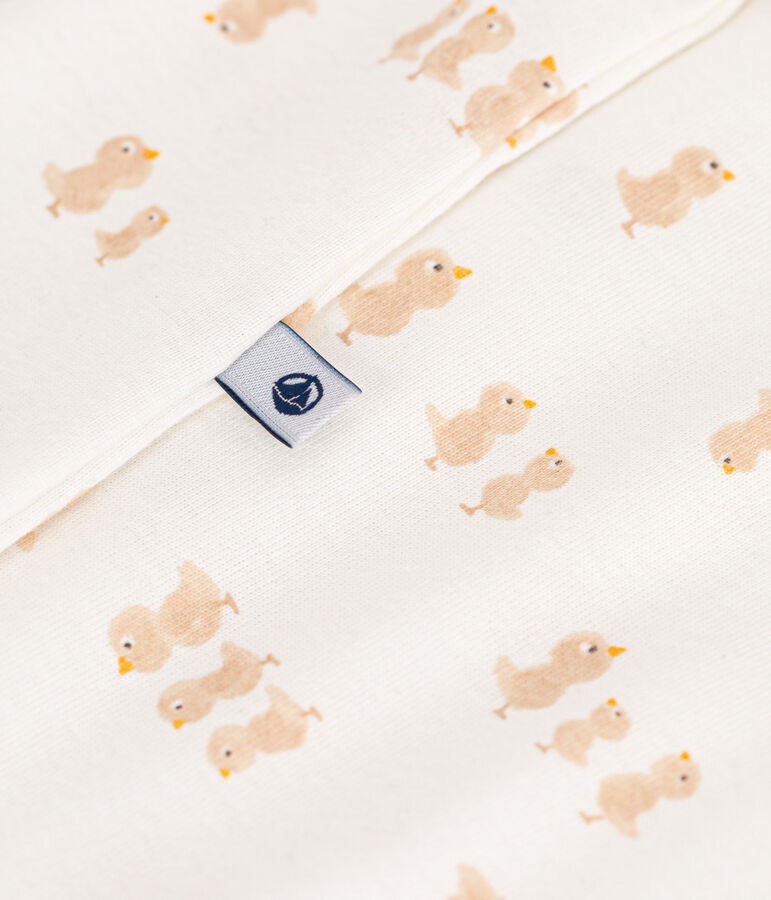 Sacco nanna in cotone neonato bianco MARSHMALLOW/grigio GRIS