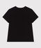 T-shirt donna Le Droit in cotone tinta unita nero BLACK
