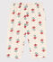 Pantaloni bebè in garza di cotone fantasia bianco AVALANCHE/ MULTICO