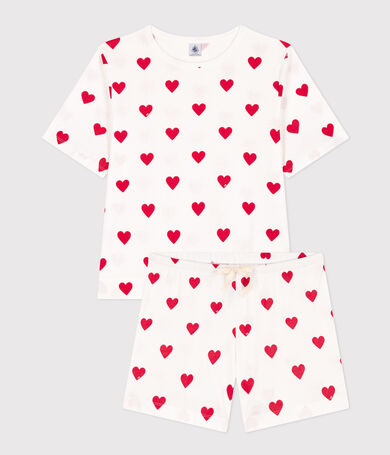 Pigiama donna corto in cotone