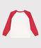 Felpa in cotone stampato bambino rosso MARSHMALLOW/ SPI