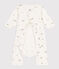 Bodyjama stampato in cotone bianco MARSHMALLOW/bianco MULTICO
