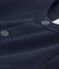 Cardigan a tinta unita in jersey spesso per neonati blu SMOKING